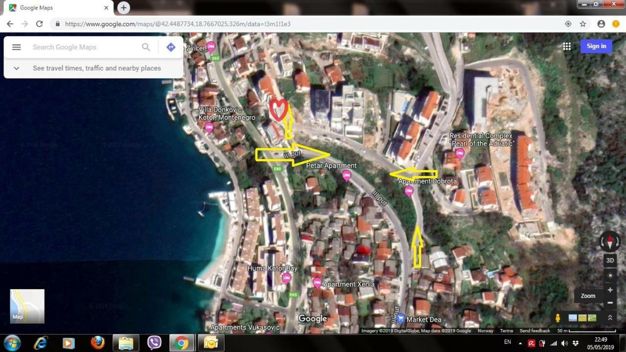 Absolute Apartman Kotor Exteriér fotografie